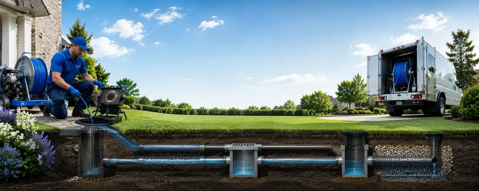 Outdoor drain cleaning information for Pleasant Plains, AR